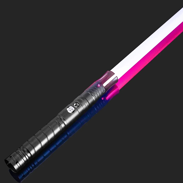 Metal Handle Lightsaber - RGB 16-Color - FX Dueling - Rechargeable Lithium Battery