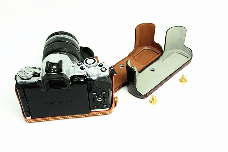 Funda protectora de cuero para cámara Olympus OM-D EM5 II E-M5 Mark II EM5 III E-M5 Mark III