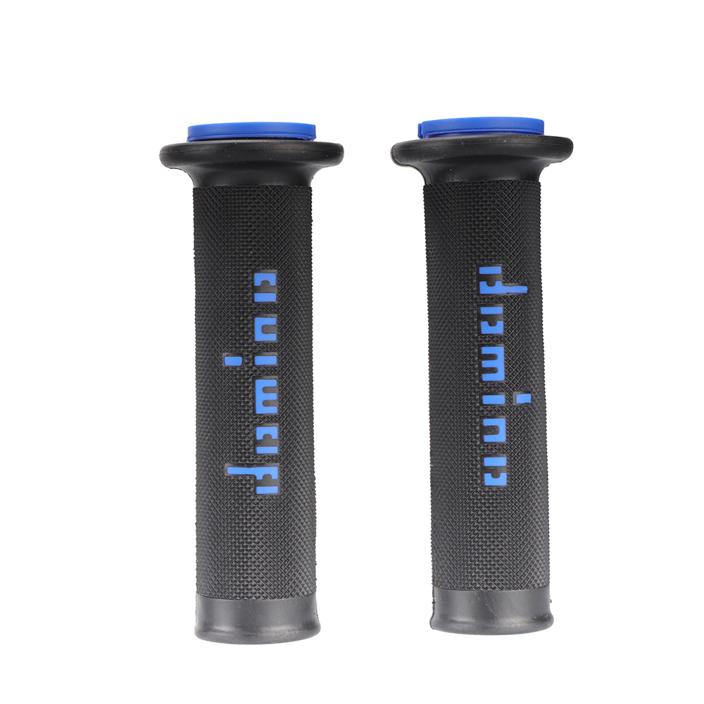7/8 Zoll 22 24mm Motorrad griffe Lenker griff griffe Domino Dirt Bike Racing Motocross Gel Gummi bremsen Universal griffe: Blau