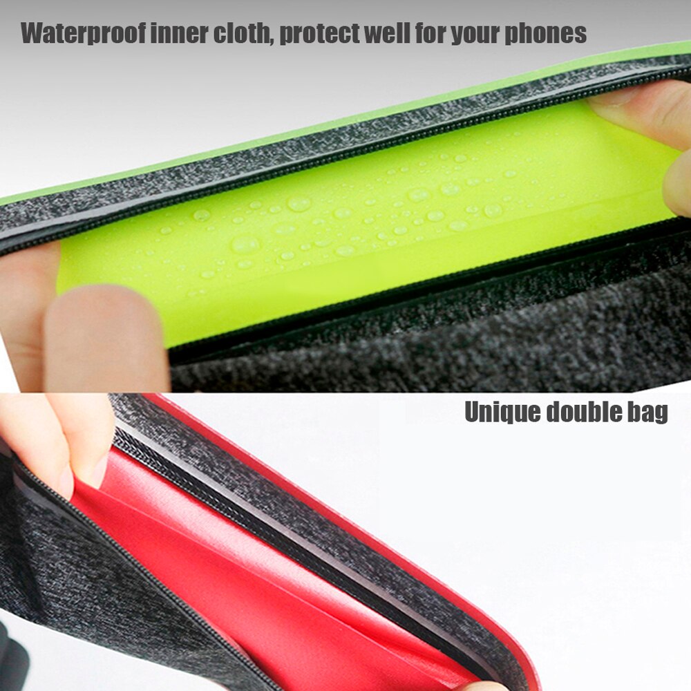 Waterproof Running Waist Belt Bag Outdoor Sports Cell Phone Case Smartphone Pouch For iPhone 11 XR Mobile Phone Wallet Belly Bag