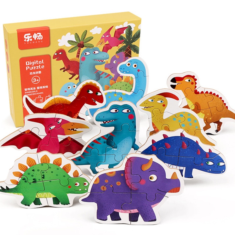Neue große größe Puzzle Holz Spielzeug für Kinder Cartoon Tier Obst Holz Jigsaw Kinder Baby Frühen Bildungs Lernen Spielzeug für