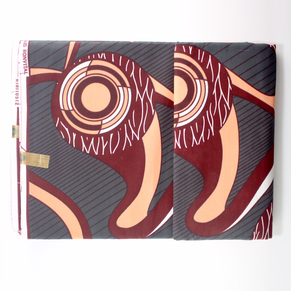 Navy Ankara Fashionable 100% cotton ghana wax print fabric african real duch veritable wax