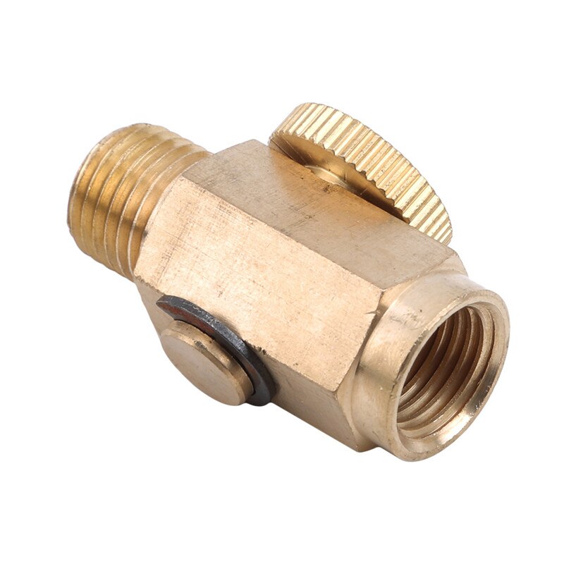 Ventile Pneumatische Durcheinander fließen Kontrolle Schalldämpfer Luft Auspuff Für Auto Goldene Pneumatische Geschwindigkeit Regulierung Ventil Kopf