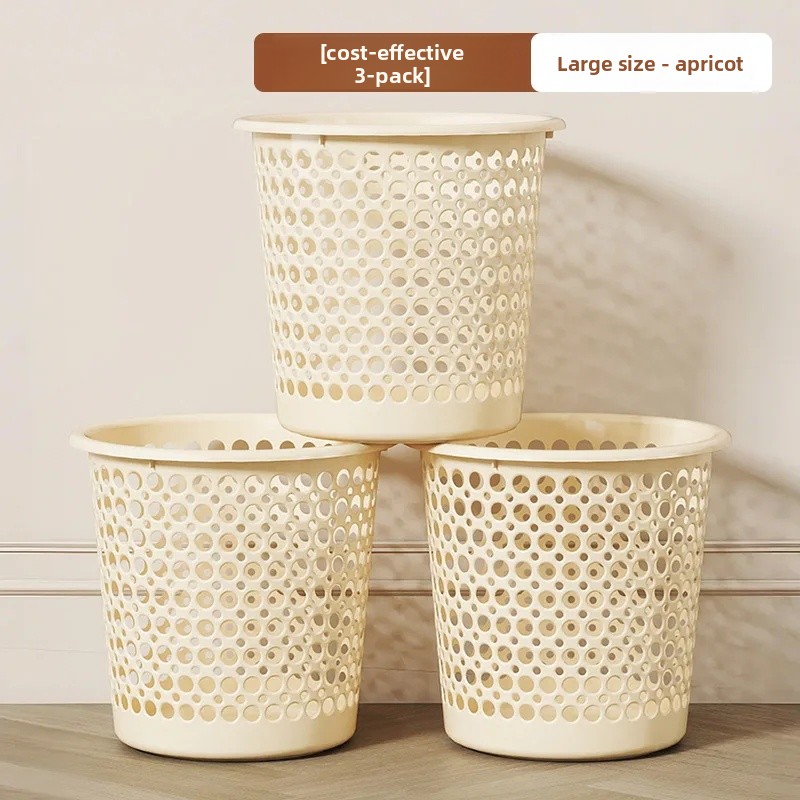 Op maat gemaakte, uitgeholde plastic prullenbak voor thuisgebruik in de keuken, woonkamer, slaapkamer, badkamer, studentenkamer, kantoor of als papierbak.: Koffie
