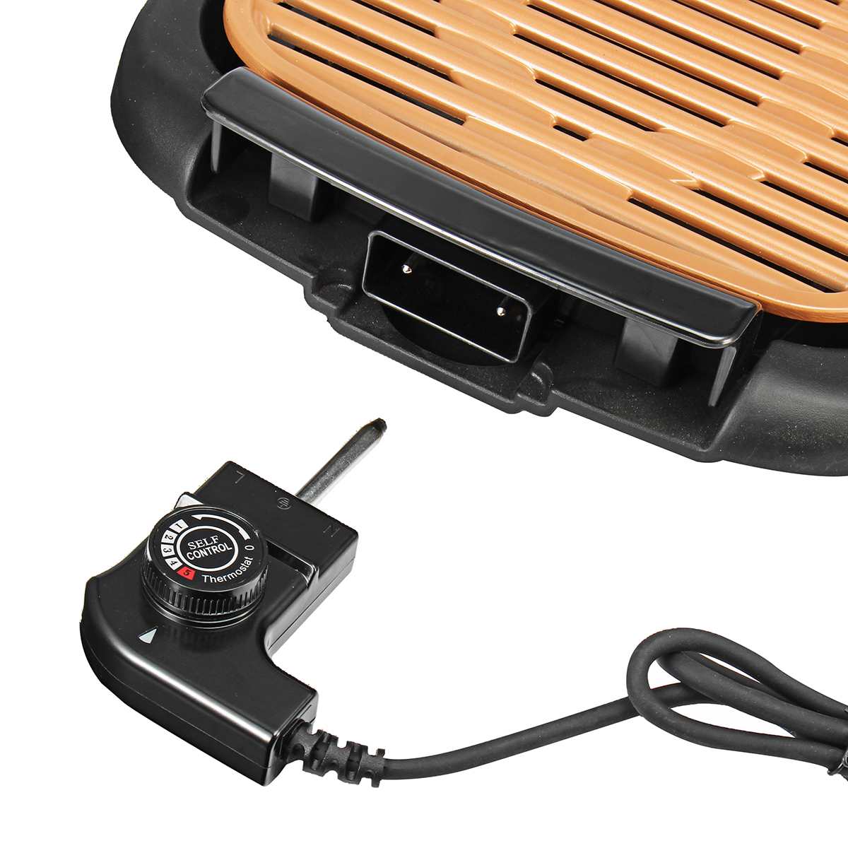 Parrilla eléctrica sin humo portátil para exteriores de 220V, parrilla eléctrica para barbacoa, parrilla eléctrica, modo de temperatura para Camping en el hogar