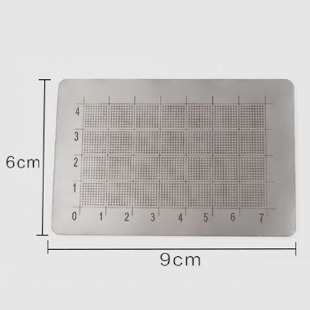 Plaque de mesure en silicone pour prothèse nasale, plaque de coupe, pour cartilage côtelé, pour rhinoplastie: Marron
