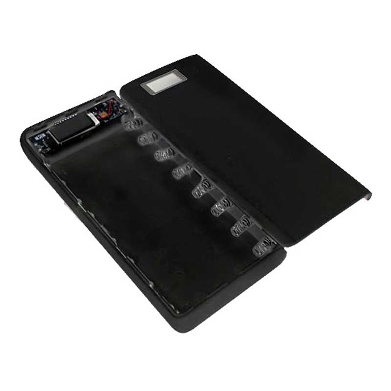 5v dual usb 8*18650 power bank batteriboks mobiltelefon oplader diy shell taske til iphone 6 plus  s6 xiaomi