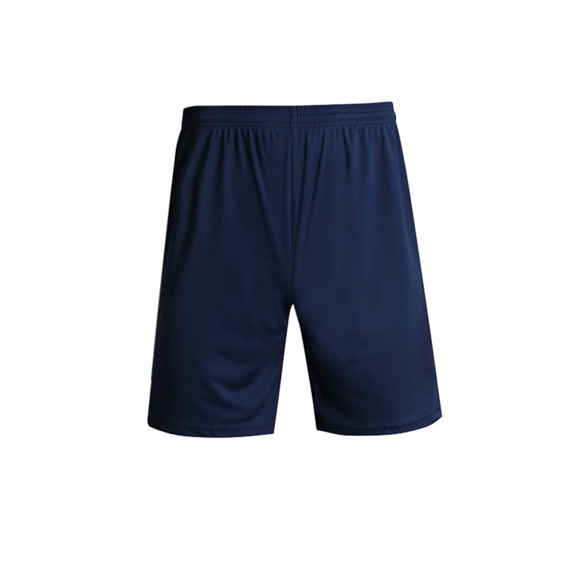 Effen Voetbal Training Shorts Heren Zomer Bottoms Running Basketbal Voetbal Shorts Jongens Tennis Badminton Sport Shorts: navy blue / M