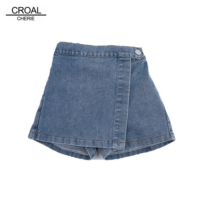 Croal cheriekids piger nederdel bukser denim jeans shorts til piger shorts toddler bukser piger denim kort bukser