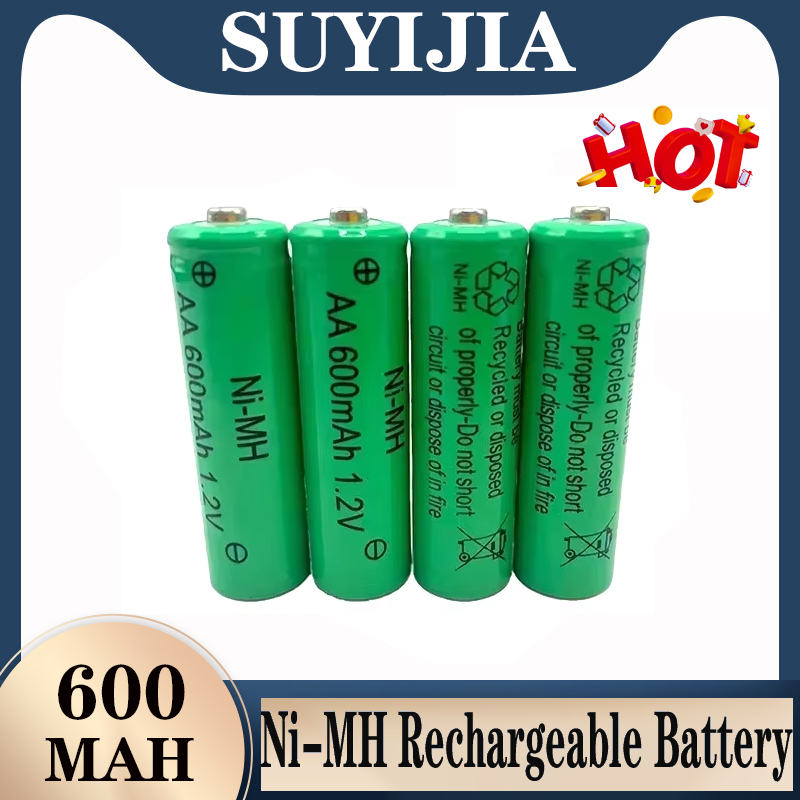 600mAh AA 1.2V Ni-MH rechargeable battery support Electric shaver TV remote control Camera Game console Flashlight mp3