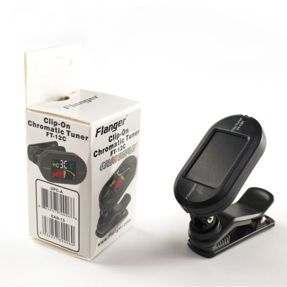 Color Screen Guitar Tuner Digital Tuner With Clip On For Guitar FT-12C