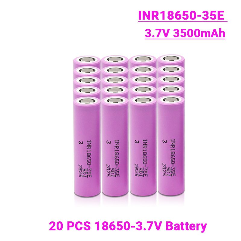 Nova bateria original 18650 35e 3.7v 3500mah descarga 18650 bateria de íon-lítio 3.7v bateria recarregável