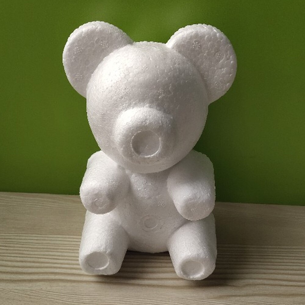 DIY Rose Dog Foam Bear Valentines Day Foam Rose Craft DIY Love Birthday Wedding Engagement Anniversary Party Decor: 33cm Bear mold