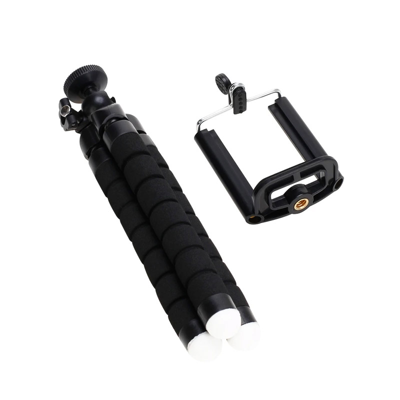 Trípode para teléfono móvil soporte para cámara Clip Smartphone monopié Tripe soporte pulpo Mini trípode para teléfono