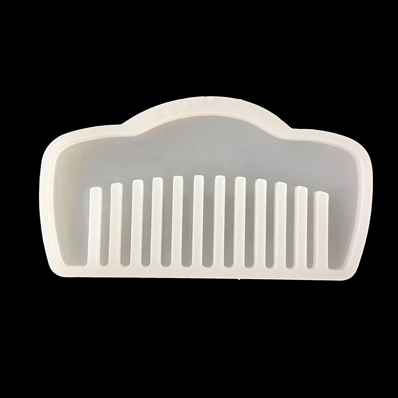 3d transparente uv-harz-silikonformen für kammformen, epoxidharzformen für diy-schmuckherstellung, werkzeuge, harzformen, silikon, weihnachten: E