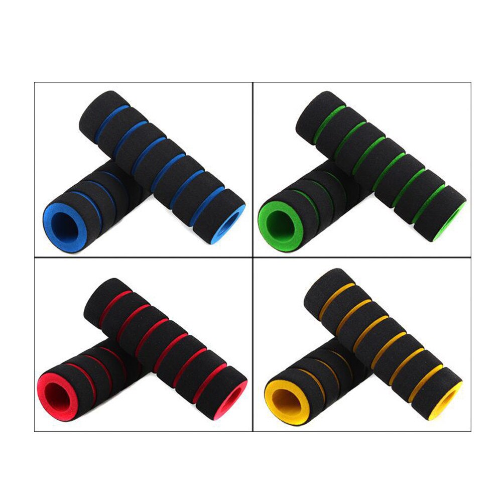 Y #1 Pc/1 paar Bike Racing Fiets Motorfiets Handle Bar Foam Spons Cover antislip Zachte stuur Fiets Bar 0.6