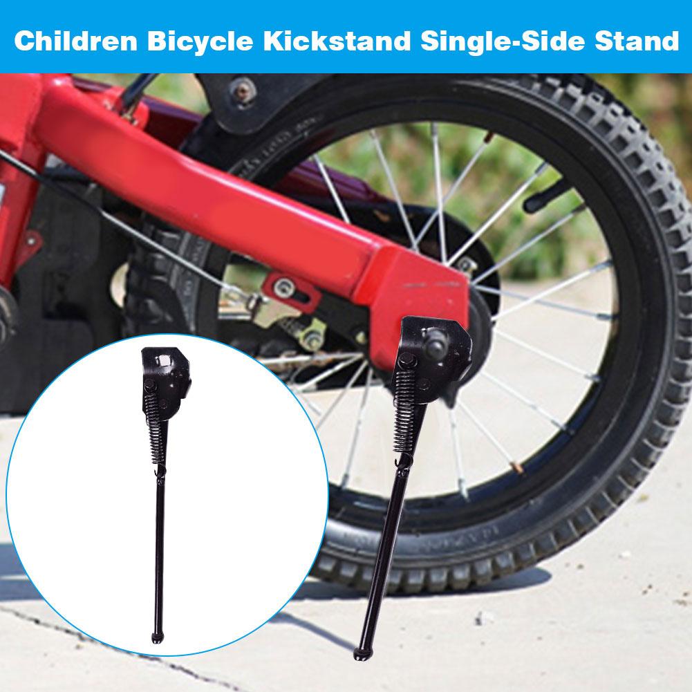 Soporte de pie para bicicleta para niños, soporte de pie, caballete lateral para reparación de bicicletas, estacionamiento