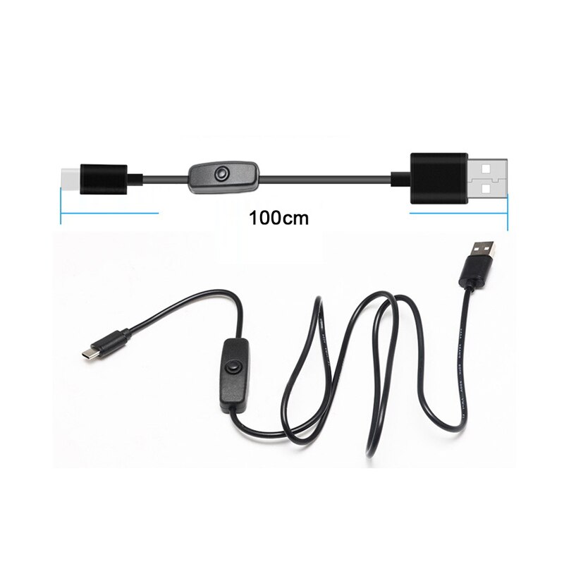 Raspberry Pi 3 4 Power Kabel Mit Auf/off Schalter Micro USB Typ C USB für Raspberry Power Kabel für Pi 3 Modell B +/B/2/null
