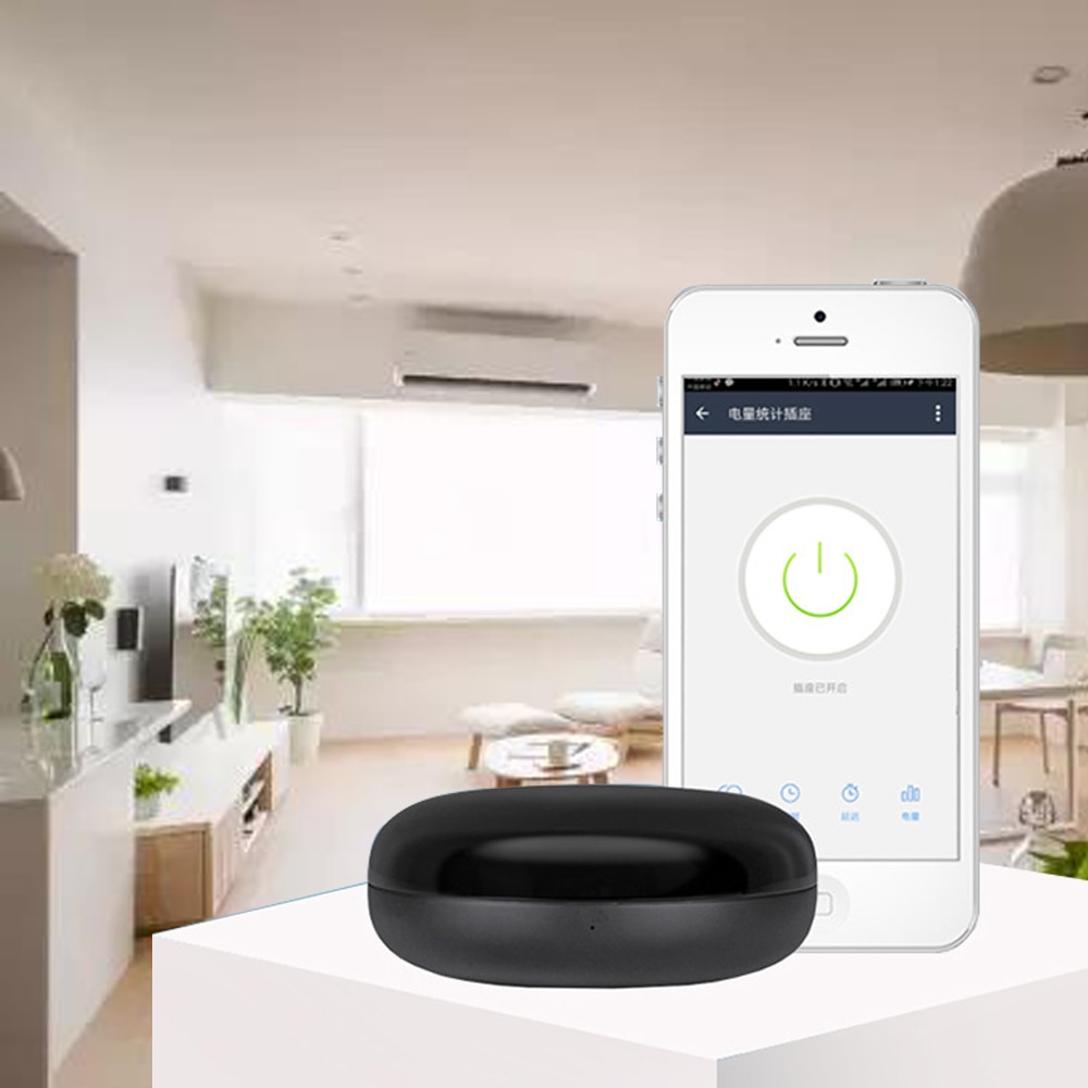 WIFI Control remoto inteligente por infrarrojos Control Universal de vida inteligente Aplicación Control One para todos los controles funciona con Alexa Google Home
