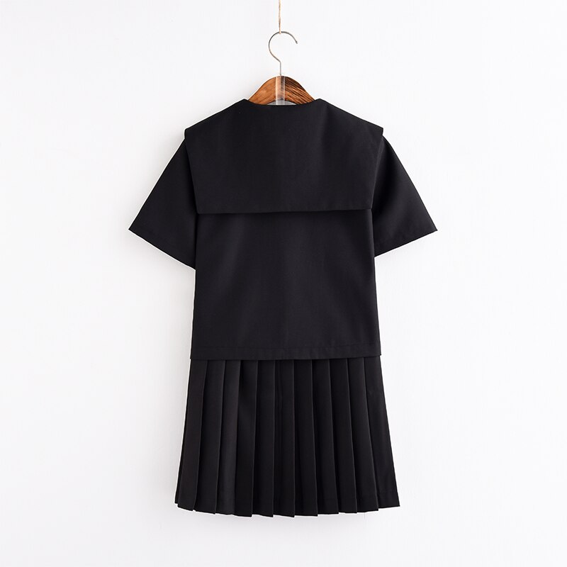 Uniforme escolar negro japonés de Svitania, uniforme de marinero, traje de escuela secundaria, uniformes de estudiantes femeninas