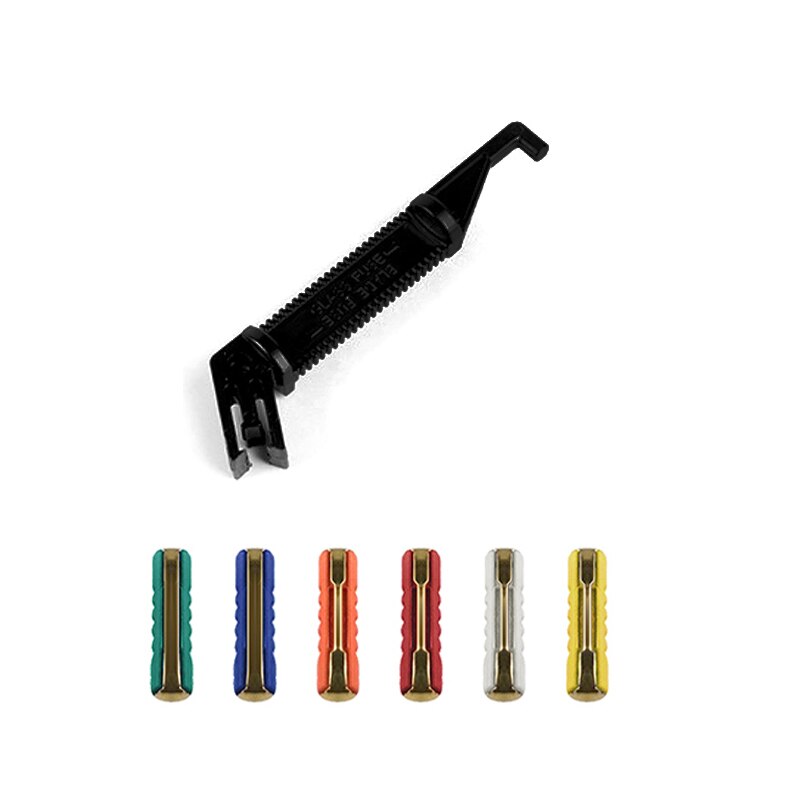 100Pcs Profile Small Size Blade Car Fuse Assortment Set for Auto Car Truck Fuse with Plastic Box 2.5 3 5 7.5 10 15 20 25 30 35A