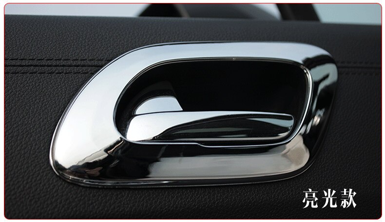 Car accessories ABS Chrome Trim interior handle cover decoration For Peugeot 3008