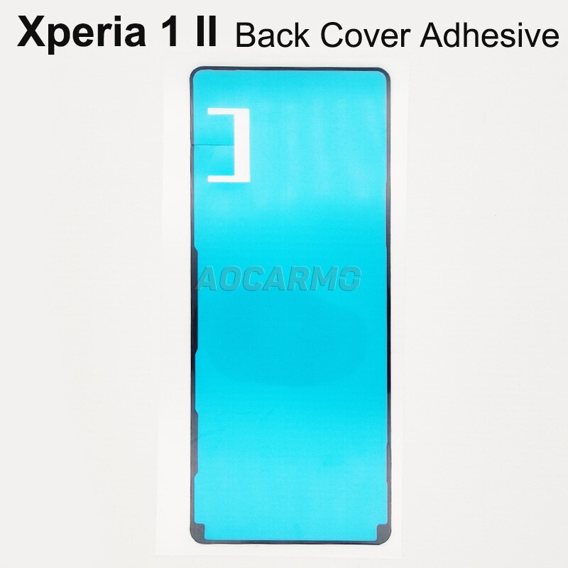 Aocarmo Voor Lcd-scherm Adhesive Back Cover Rear Behuizing Deur Sticker Lijm Tape Voor Sony Xperia 1 Ii X1ii MARK2: Back Cover Adhesive