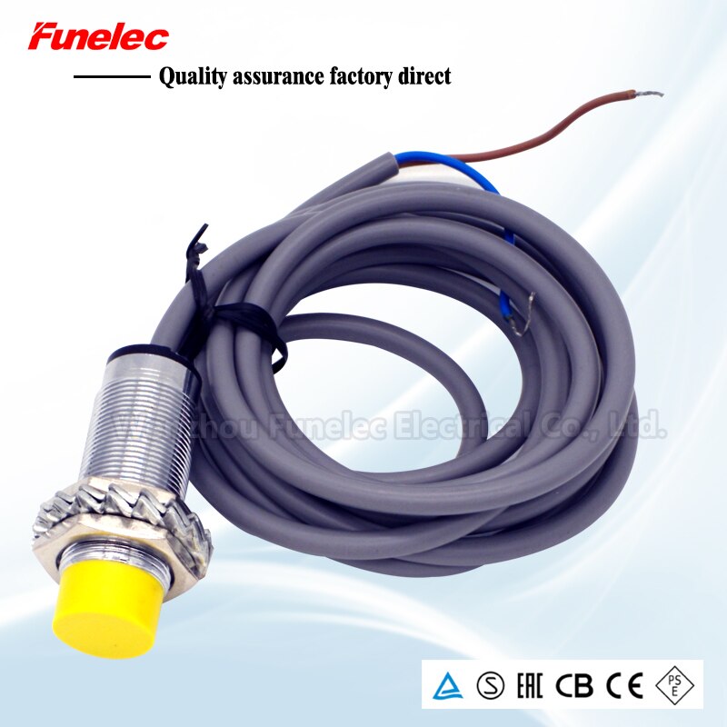 Interruptor Inductivo PNP 5-36V Sensor De Proximidad Inductivo M8 PNP (LJ8A3-1-Z/BY) - 5-36V DC, Normalmente Abierto (NO), Con Cable Placa Induccion - Foto 1