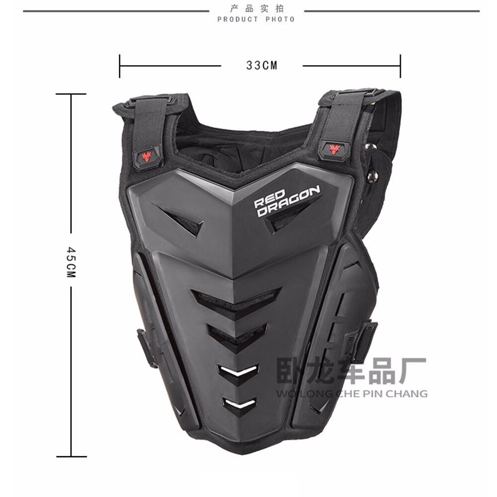 Carrocería de motocicleta chaleco armadura Motocross pecho Protector Off-Road Moto chaqueta de montar de la motocicleta Protector armadura de cuerpo