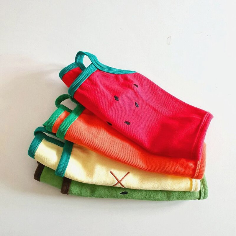 Fruit Bretels Hond Vest Huisdier Teddybeer Xiong Bomei Schnauzer Puppy Puppies Melk Honden Katten Kleine Hond Kleding