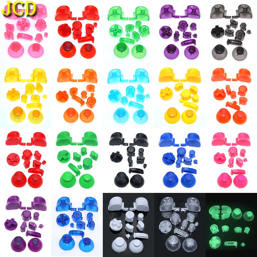 JCD 20 Set L R ABXY Z Keypads Buttons for GameCube Game for NGC Controller D Pads Power ON OFF Buttons & Joystick Stick Cap