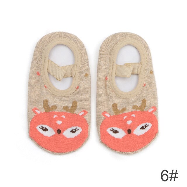 Molixinyu Baby Vloer Schoenen Voor Meisjes En Jongens Mode Warm Anti-Slip Kinderen Vloer Sokken Leuke Dieren Cartoon Katoen baby Sokken: a5 / 3-5years