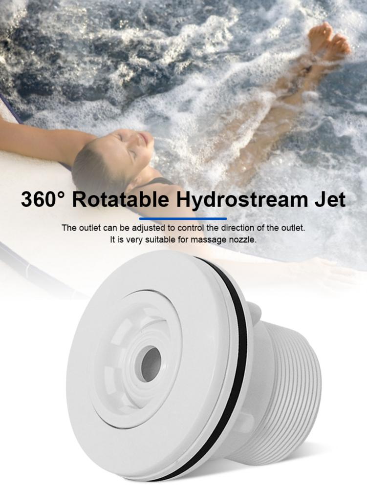 Schwimmen Schwimmbad Spa Augapfel Jet Ersatz 360 Drehbare Öffnung Hydrostream Jet