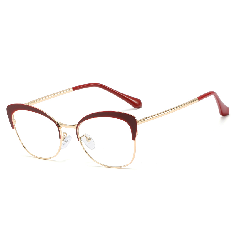 Blue Light Blocking Glasses Women Eyewear Prescription Full Rim Female Eyeglasses UV400 Anti-Scratch Anti Blue Ray Coating: C3