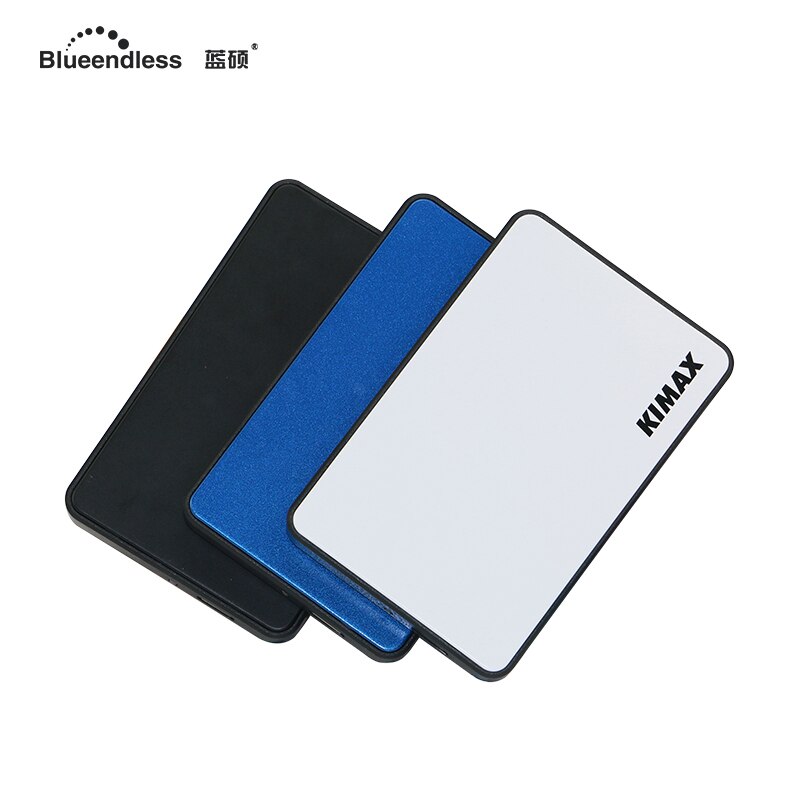 Blueendless Tool free hdd box 2.5 sata hdd externo external hard drive case 2.5" hard disk case plastic hdd case 2.5 usb 3.0