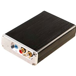 Hifi audio décodeur USB CM6631 es9023 USB vers coaxial fibre optique rca amplificateur décodeur carte son interface numérique: with case