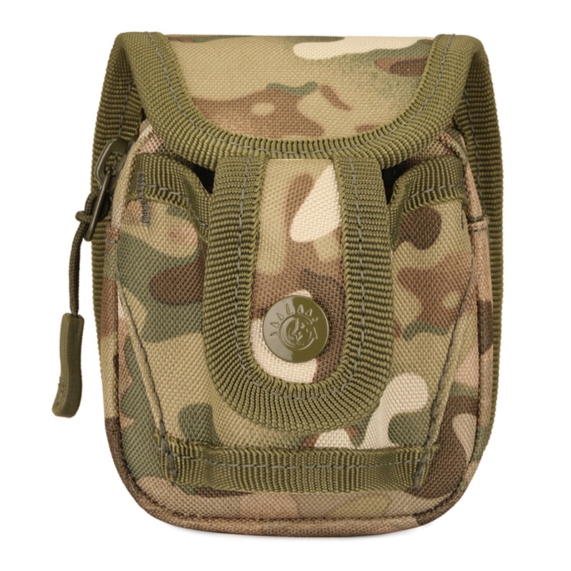 Bolsa de tirachinas para deportes al aire libre, paquete de bolas de acero, parte trasera de nailon a través del cinturón, duradera sin deformación para caza: Gris oscuro