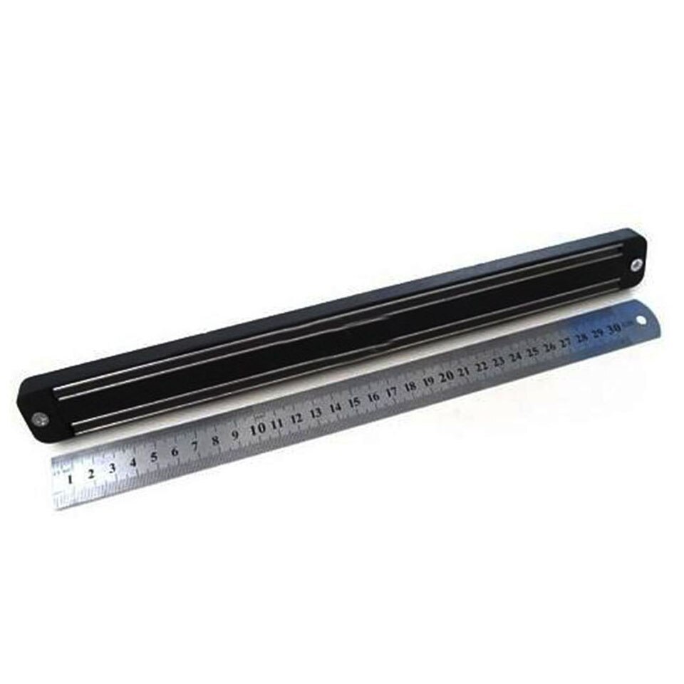 Findking 13 Inch Magnetische Mes Houder Muurbevestiging Zwart Abs Placstic Blok Magneet Mes Houder Voor Metalen Mes