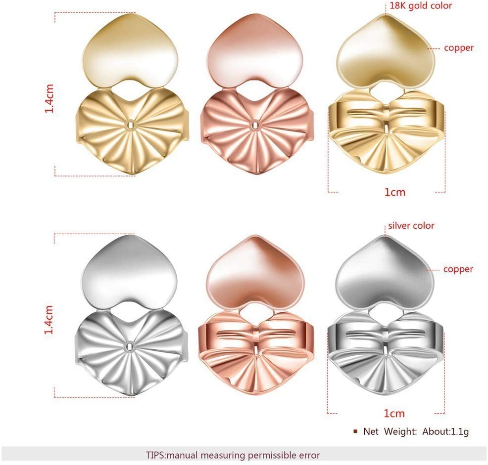 ohrringe Heber Rücken Unterstützung Ohrring Kreative Ohrring Rücken heber Passt Alle Ohrringe Schmuck Zubehör