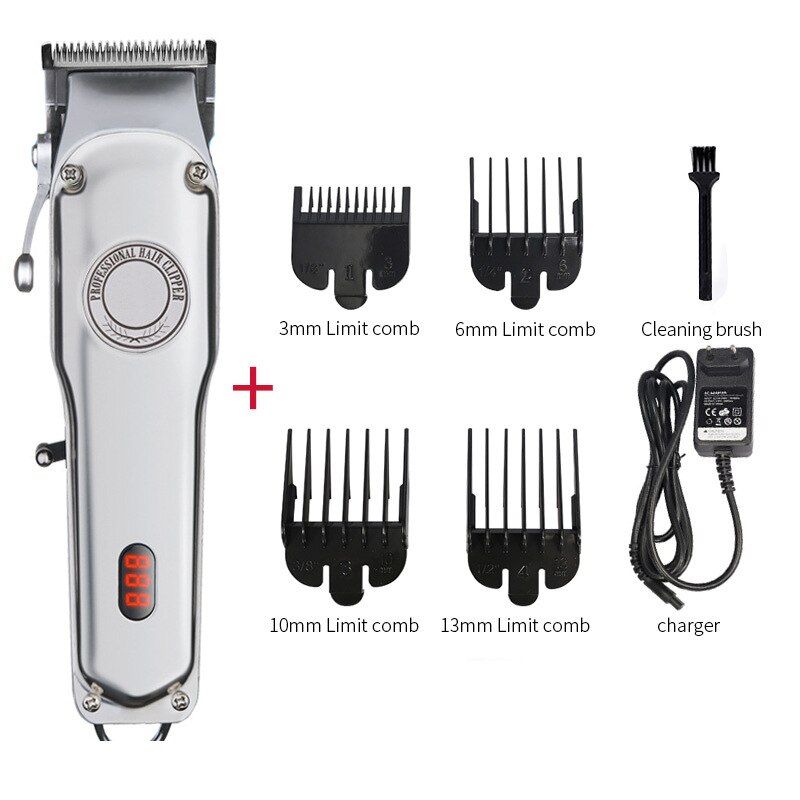 Barber Shop Hair Clipper Hair Trimmer for Men Beard Electric Cutter Hair Cutting Machine Haircut EU Plug