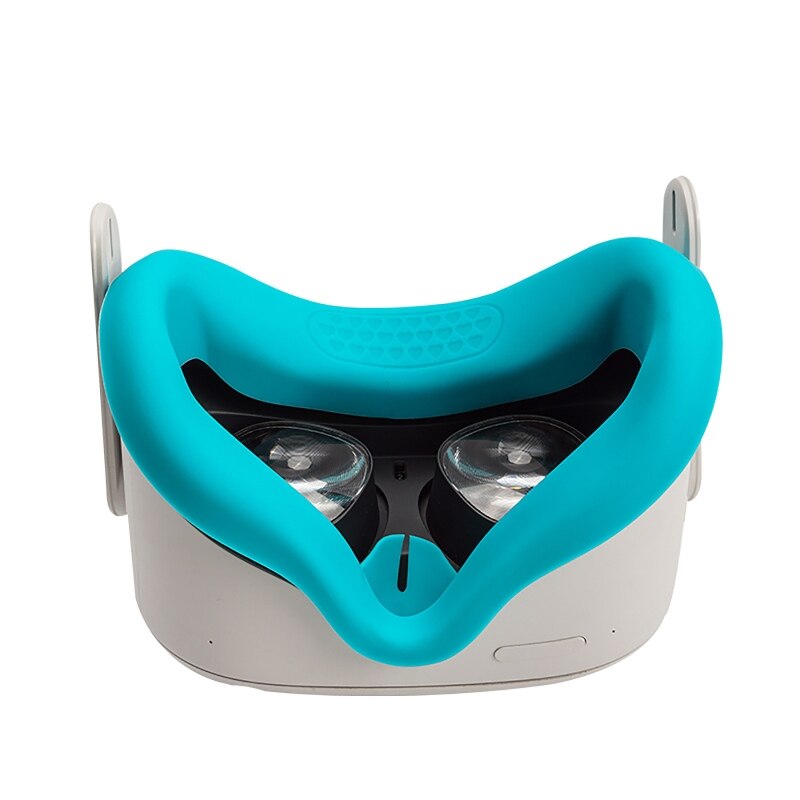 Vr-gesichtsmaske aus silikon, schweiß- und staubabweisend, rutschfestes polster, passend für oculus quest 2 dxac