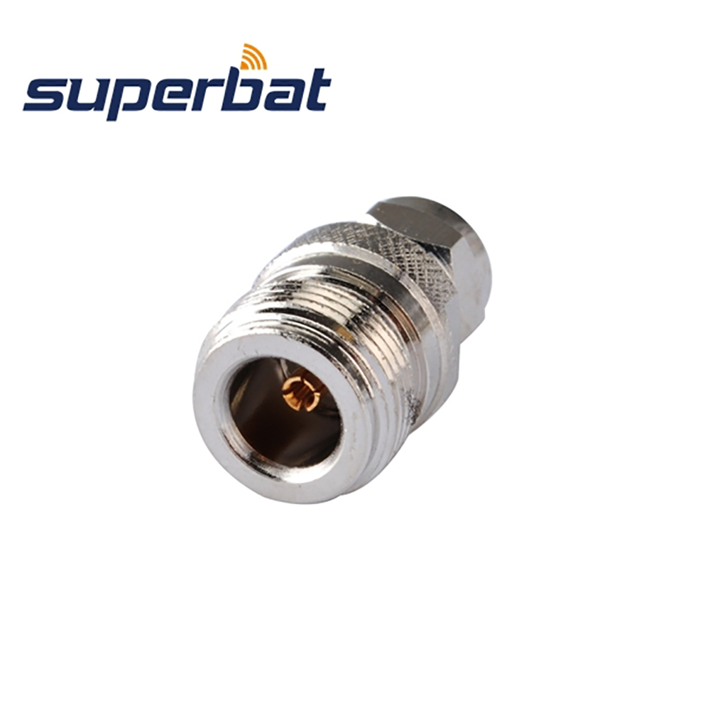 Superbat 5 uds N-F adaptador N Hembra Jack a conector macho F conector Coaxial recto