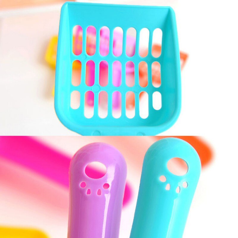 Nützliche Katzenstreu Schaufel Haustier Cleanning Werkzeug Kunststoff Scoop Katze Sand Reinigung Produkte Wc Für Hundefutter Löffel