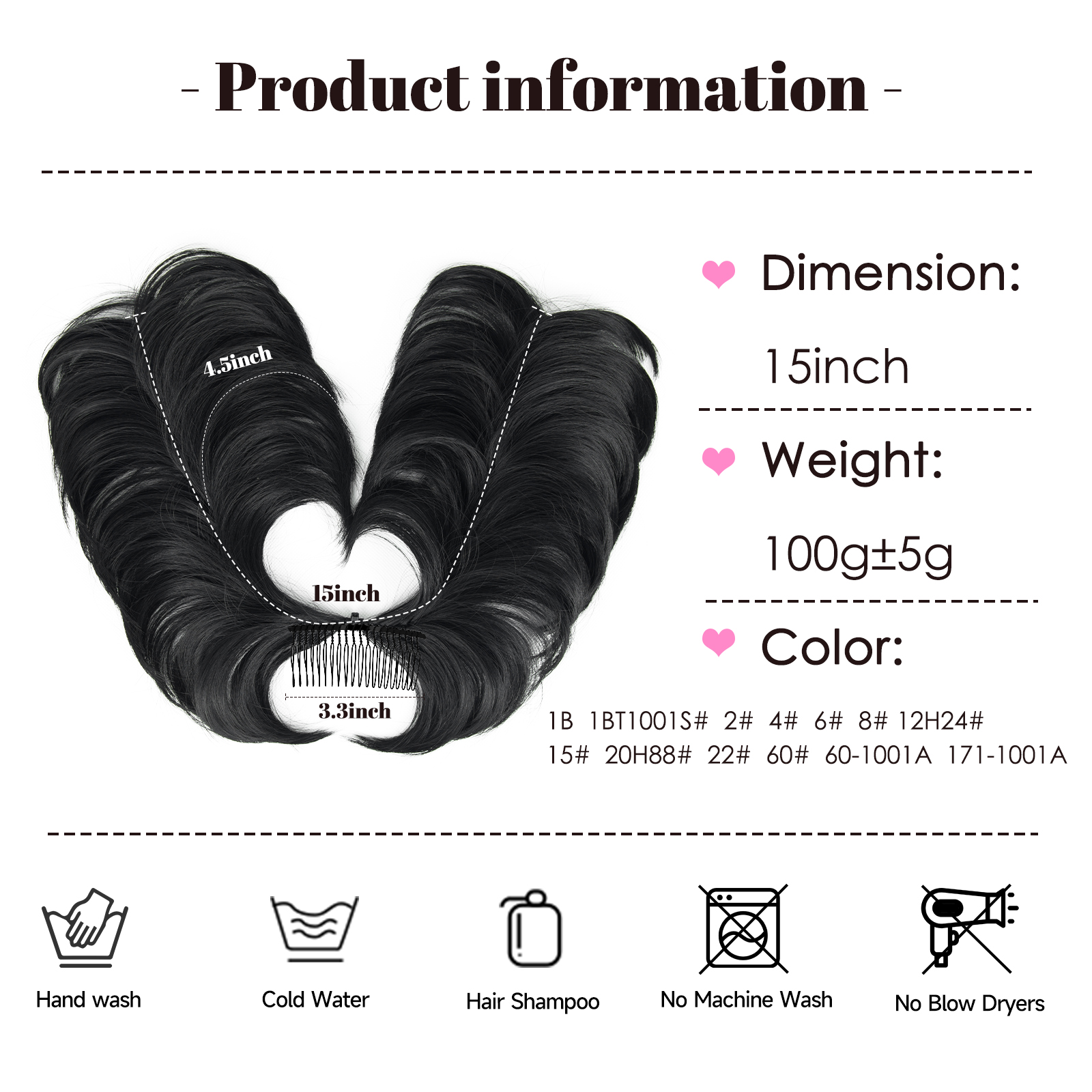 Postiche chignon décoiffé bon marché pour femme, peigne à clipser, court, droit, polyvalent, ébouriffé, facile