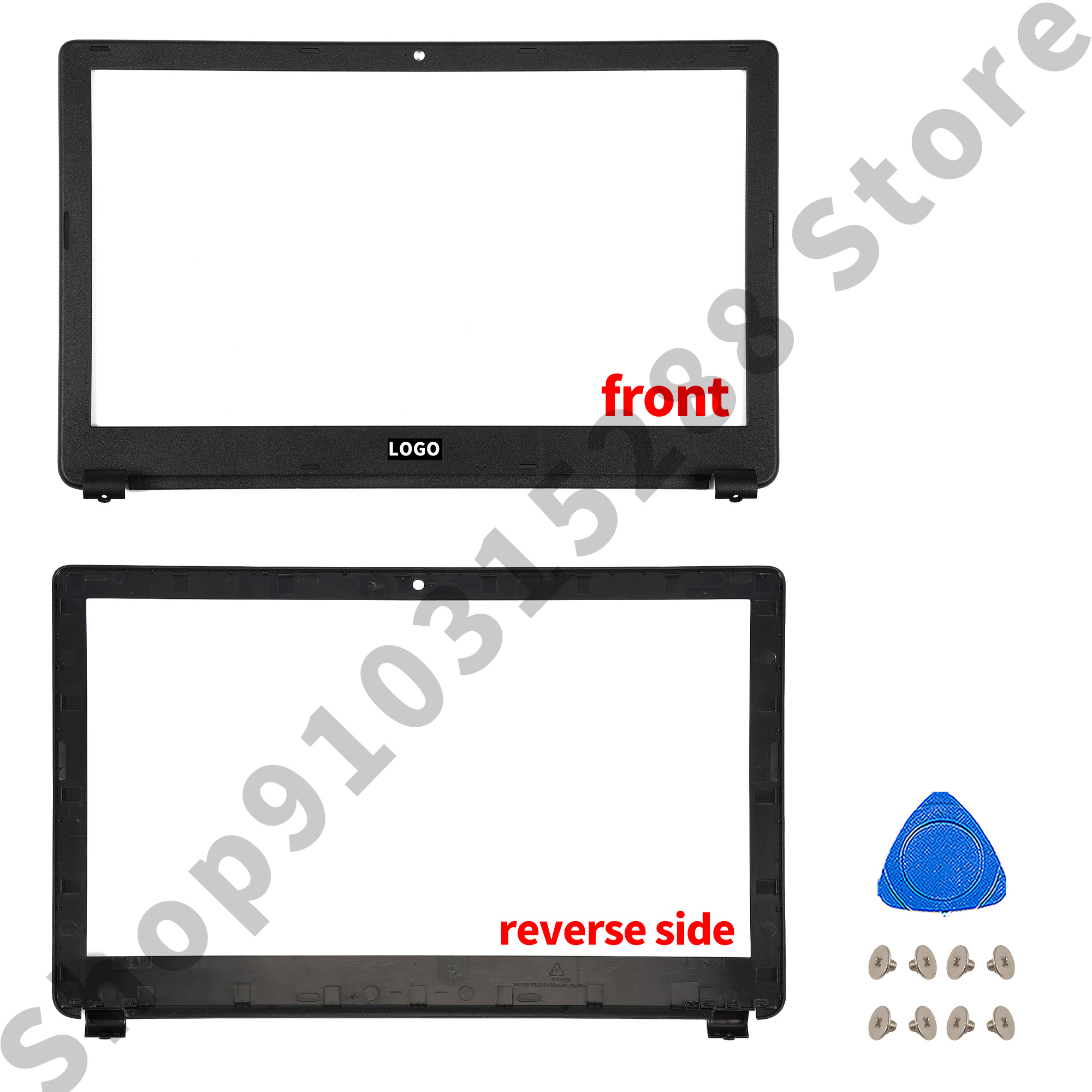 Funda carcasa para portátil Aspire E1-510 E1-530 E1-532 E1-570 E1-570G E1-572G E1-572 Z5WE1 LCD cubierta trasera/bisel frontal/bisagras: Azul marino