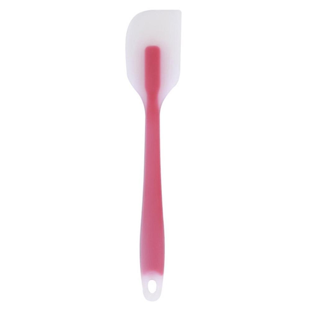 Siliconen Schraper Doorschijnend Hoge Temperatuur Cake Spatel Cake Tool Keuken: Rose red