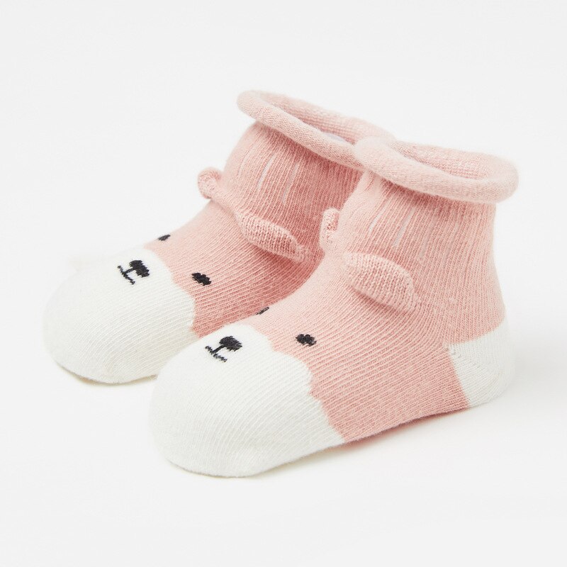 Anti Slip Baby Socks Kids Cute Stereo Animal Cartoon Loose Toddle Boys Girls Socks Children Clothing Accessories: Sheep / M(1-3Y)