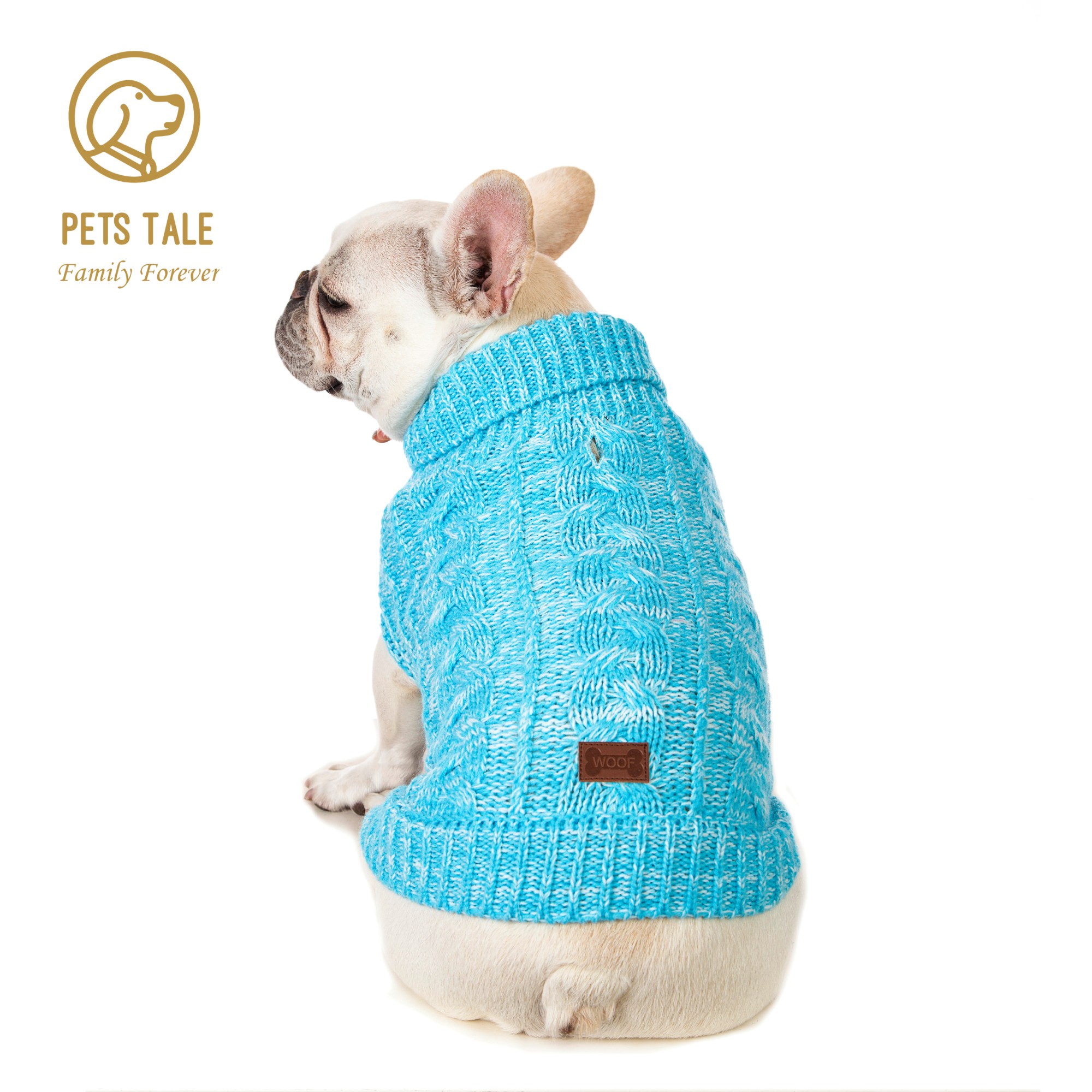 Gezellige gebreide huisdiertrui voor de winter - Houd uw hond warm en stijlvol: XL / Blauw