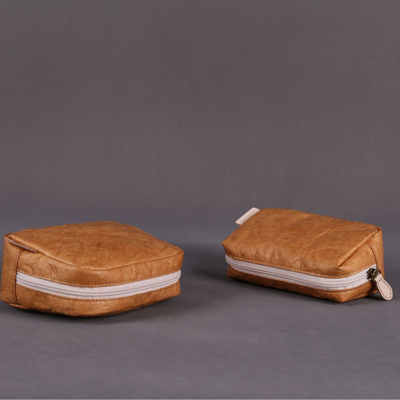 Tragbare wasserdichte Tyvek DuPont-Papier-Geldbörse, Damen-Make-up-Tasche, Lederstruktur, kompakter Organizer für die Aufbewahrung zu Hause