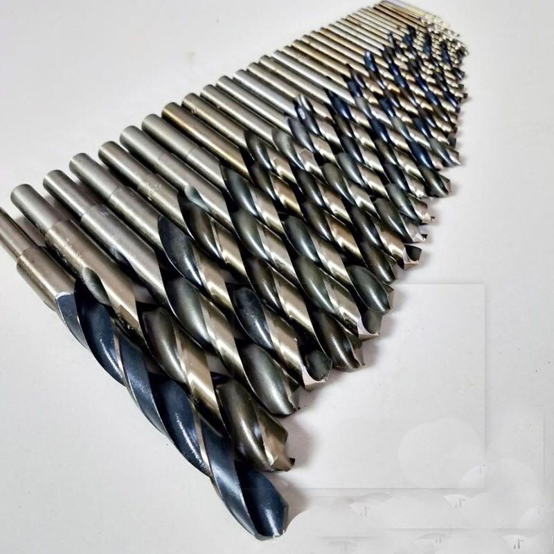 15Pcs High Speed Steel Twist Drill Bit Set 3 Rand Hoofd 8% Hoge Kobalt Boor Hardheid Voor Roestvrij staal Hout Metaal Boren